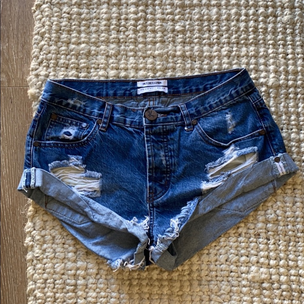 One Teaspoon denim shorts